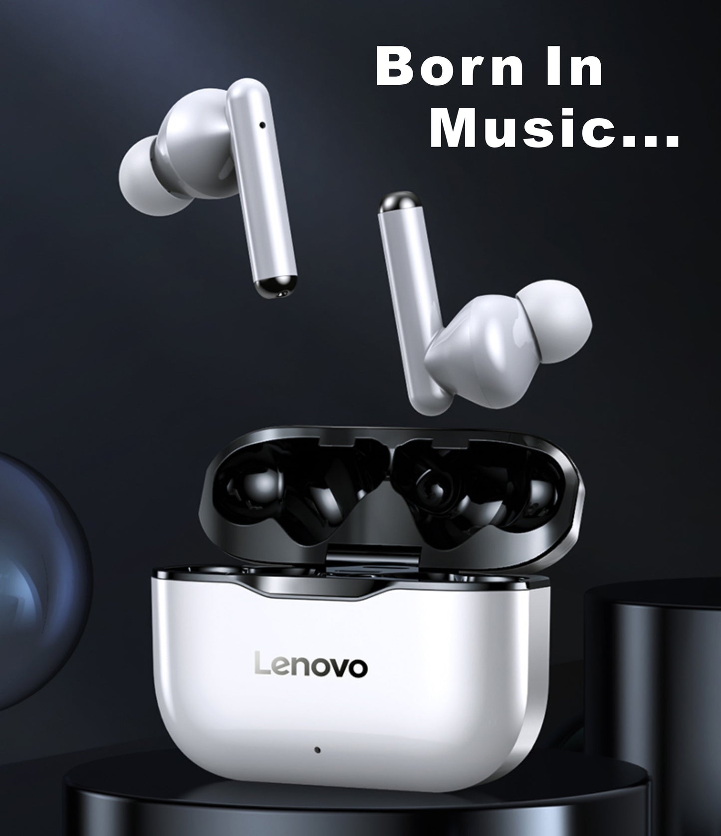 Lenovo LivePods LP1 con cancelación de ruido y graves táctiles