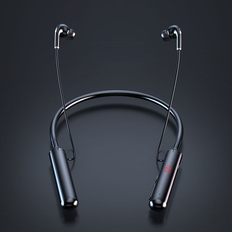 EARDECO Auriculares Bluetooth con Banda Magnética y Pantalla LED