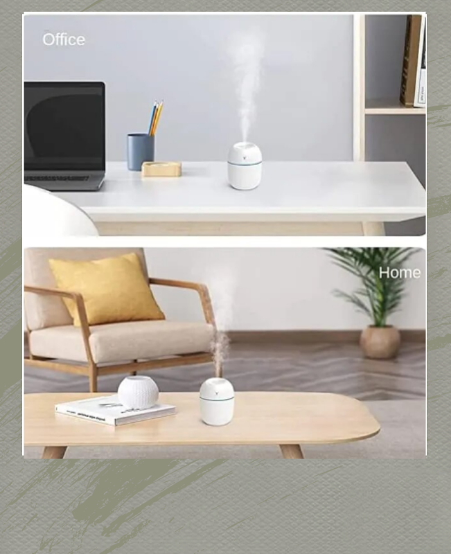 Mini Humidificador USB con Lámpara LED de 220ML