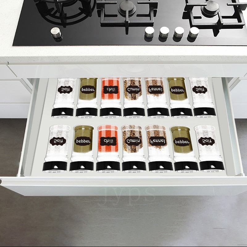 Especiero para cocina  4/10/15/20pcs y 4pcs de rack