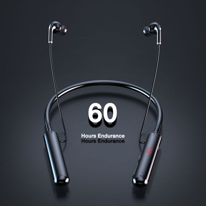 EARDECO Auriculares Bluetooth con Banda Magnética y Pantalla LED